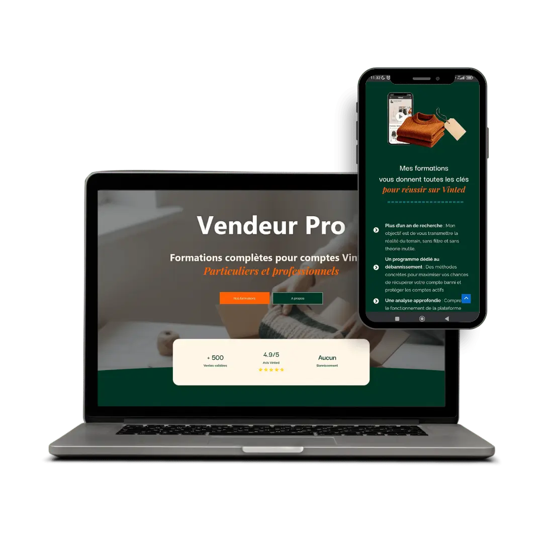 Formation Vinted en ligne Vendeur Pro